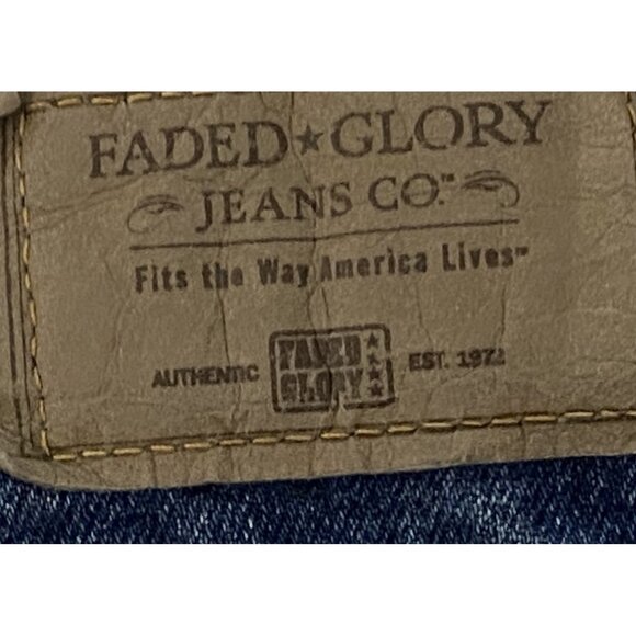 Faded Glory Jeans & Co Mens 38X29(tag reads 30) Dark Wash 100% Cotton Relaxed - Picture 5 of 9